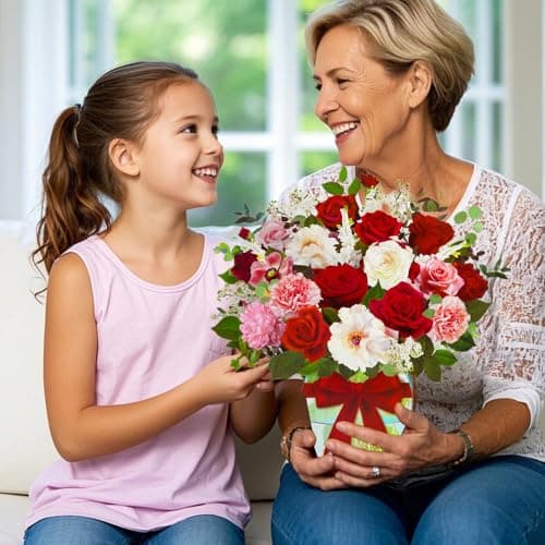 APOTODITO Rose Card with Music and Light, Valentines Card with Roses, Valentines Day Gifts Mothers Day Gifts for Women Mom Wife(Rose) - Thumbnail 4