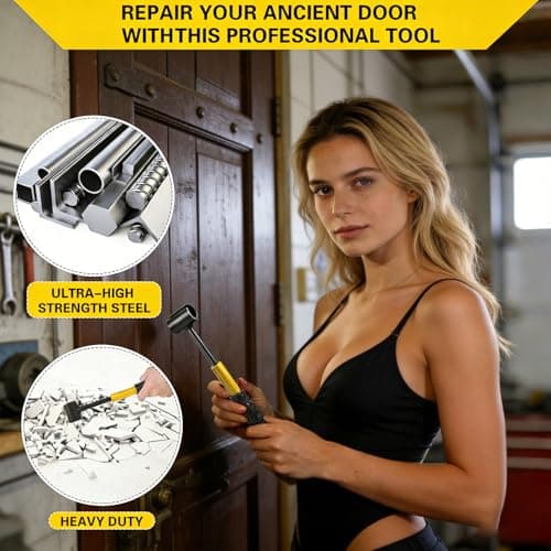 4 in 1 Door Hinge Adjustment Tool With Box, Heavy Duty Door Hinge Wrench, Multi-Size Door Gap Adjustment Tool with Non-Slip Handle, Hinge Doctor Wrench for Residential and Commercial Doors, Cabinets - Thumbnail 6