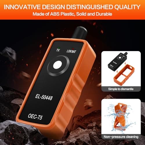 TPMS Relearn Tool for Car Tire Sensor, FIRSTOOL EL-50448 TPMS Reset Tool Tire Sensor Programmer, OEC-T5 TPMS Programming Tool Tire Pressure Sensor Reset Tool for GM Series Vehicles 2006-2026 - Thumbnail 3