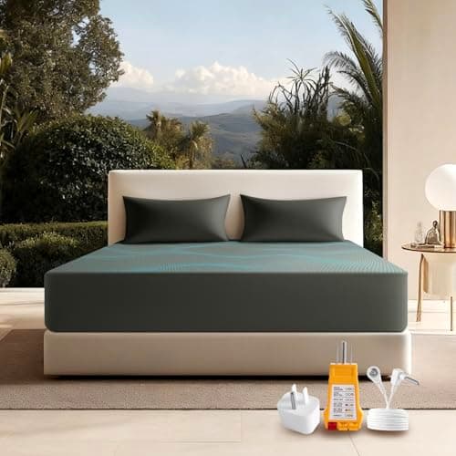 Grounding Sheet King Size-90% Organic Cotton & 10% Silver Fiber, Deep Pocket 18" Design, Soft & Conductive, for Better Sleep & Stress Relief Earth Grounf Bedding(Dark Green,78"x80"x18") - Image 1