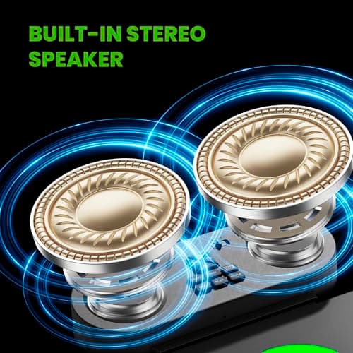 Electric Drum Set with Dual Speaker, Electronic Drum Pad and Sticks Kit Supports REC, Portable Roll Up Drums Practice Pad - Thumbnail 2