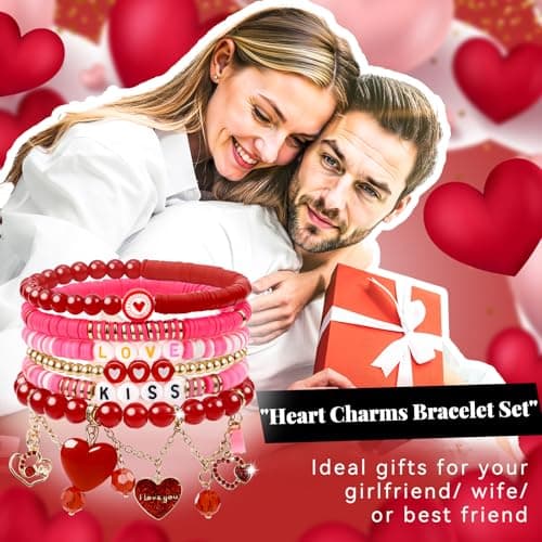 JAPDNK Valentines Day Gifts 2026 for Women, Bracelets for Women, Galentines Day Gifts for Lover Her - Thumbnail 6