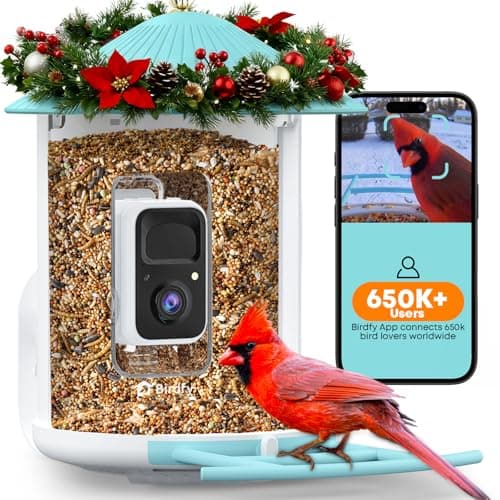 NETVUE by Birdfy Smart Bird Feeder with AI Camera, Auto Capture Videos & Motion Detection, Live Steam, Wireless Wildbird Watching, Outdoor Backyard Birder(AI by Subscription) - Image 1