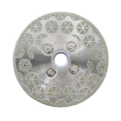 Electroplated Diamond Cutting Grinding Disc,BRSCHNITT 4 inch 105mm for Granite Marble Single Side Coated Diamond Grinding Wheel with 5/8-11 Flange - Image 1