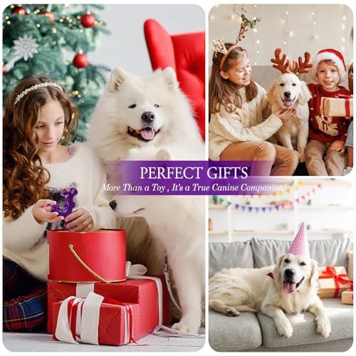 Frienhund Tough Dog Toys for Aggressive Chewers 3 Pack, Indestructible Dog Toy for Large Dogs, Bacon Flavored, Keeps Dogs Busy - Thumbnail 6