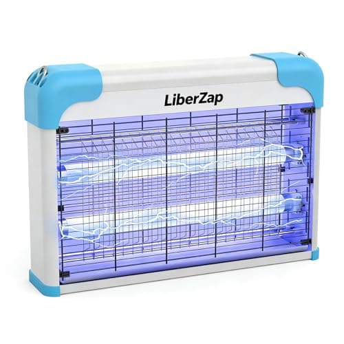 Electronic Bug Zapper Indoor 20W Mosquito Zapper,Electronic Fly Zapper,Insect Killer Indoor Mosquito Repellent,Bug Fly Catcher Killer Blue - Image 1