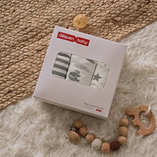 GLLQUEN BABY Newborn Swaddle Blankets for Baby Boy, 3 Pack Baby Swaddles 0-3 Months, Swaddling Sleep Sack, Infant Wrap Swaddle Sack, Elephant & Star & Stripe, Newborn Essentials - Thumbnail 6