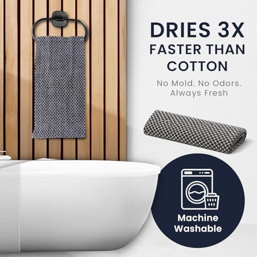 Vertaze Premium Japanese Exfoliating Shower Towel, Carbon Fiber Extra Rough Body Scrubber, Extra Long Back Washcloth for Men and Women, 2-in-1 face and Body Scrub for All Skin Types, Rip-Resistant - Thumbnail 6