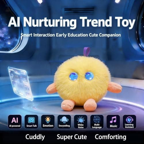 Emotional Support AI Robot Toy Companion Pet – Smart Plush Toys for Kids - Thumbnail 4
