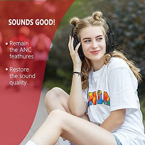 Premium Ear Pad Replacement for Bose Headphones Earpads, Compatible with Bose QuietComfort 35 ii /QC35 /QC25 /QC2 /QC15 /Ae2 /Ae2i /Ae2w /SoundTrue & SoundLink, by Krone Kalpasmos – Classic Black - Thumbnail 6