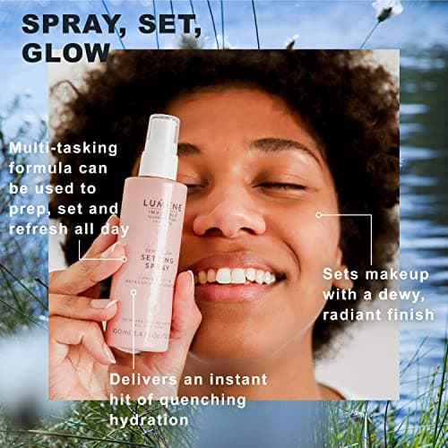 Lumene Invisible Illumination Dewy Glow Setting Spray - Facial Spray for All Skin Types - Makeup Primer & Dewy Setting Spray - Refreshing Face Mist (3.4 fl oz) - Thumbnail 4