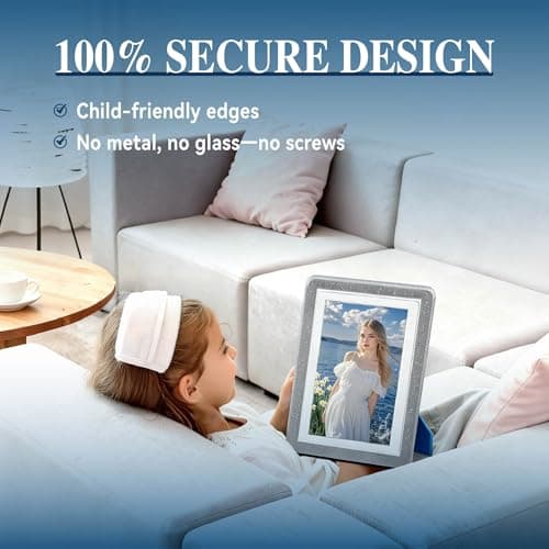 vilkok 5x7 Picture Frame,6 Pack, Fits 5x7 Photo or 4x6 with Mat, Acrylic Front & Durable ABS Frame, Shatterproof UV-Resistant Tabletop Display, Vertical/Horizontal Home Décor Frame, Double Colors - Thumbnail 4