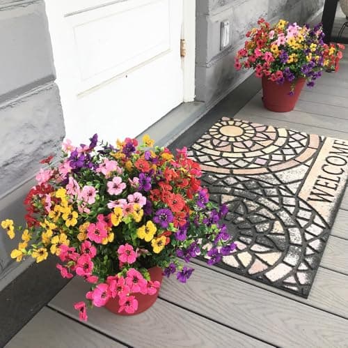 HIFIDECKY Artificial Flowers for Outdoors 20 Bundles Fake Flowers Fake Plants Spring Summer Decoration UV Resistant Fake Silk Flowers for Porch Patio Home Planter Window Box Yard Garden Decor - Thumbnail 4