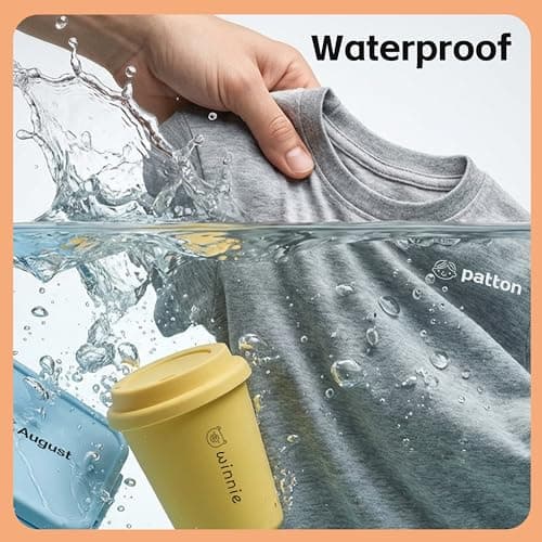 Waterproof Custom Name Stamp for Kids Clothing – Personalized Permanent Stamps for Child’s Clothes, Baby Name Label for School, Daycare & Camping – Safe, Durable & Easy to Use. - Thumbnail 6