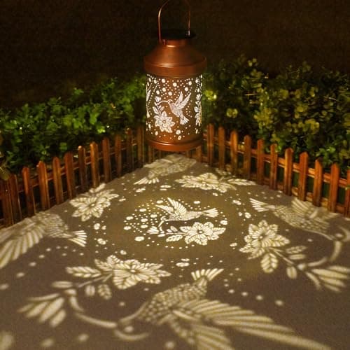 Mothers Day Gifts for Mom Grandma - Birthday Gifts for Women, Hummingbird Solar Lights Outdoor - Mothers Day Gifts, Solar Lanterns Outdoor Waterproof Garden Decor for Outside - Thumbnail 4