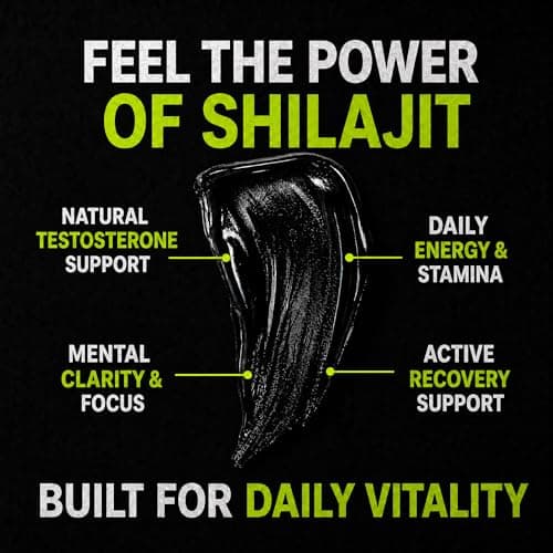 Shilajit Authentic Himalayan Shilajit Resin for Men & Women, High Fulvic Acid, Energy & Stamina, Immune Support, 85+ Trace Minerals, Lab Tested Organic Shilajit Resin, 100% Natural, 60 Grams - Thumbnail 2