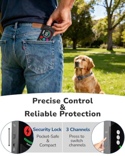 Canivix Dog Shock Collar with Remote Control, 3Modes 3300FT IPX8 Waterproof - Thumbnail 5
