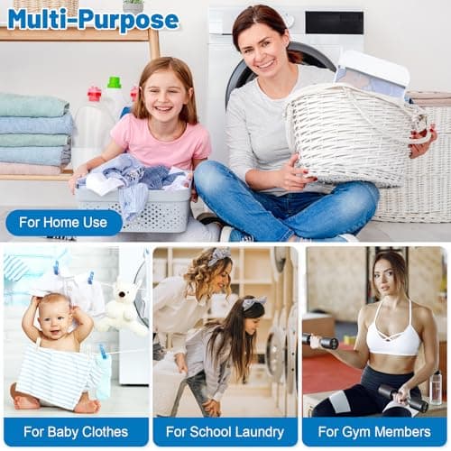 Dntorx 3 PCS Durable Honeycomb Mesh Laundry Bags for Delicates with Zipper, Reusable Laundry Bag Mesh Wash Bags for Washing Machine for Clothes, Shoes, Socks, Underwear, Bra (M + L + XL, White) - Thumbnail 3