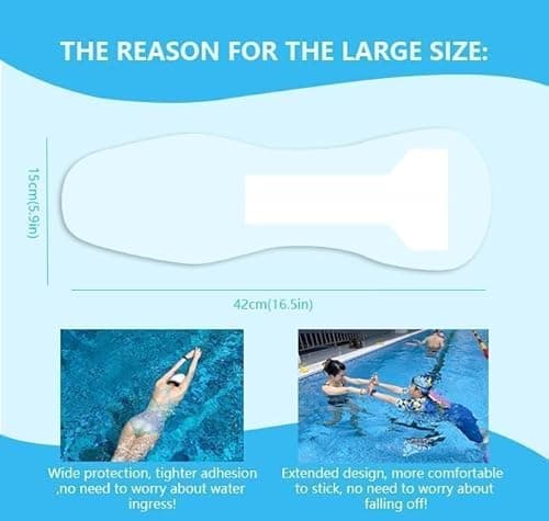 Swimming Private Stickers for Women | Skin-Friendly Private Area Protection | Dirt Prevention for Swimming & Daily Activities | 7-Pack（5.9 * 16.5in） - Thumbnail 6