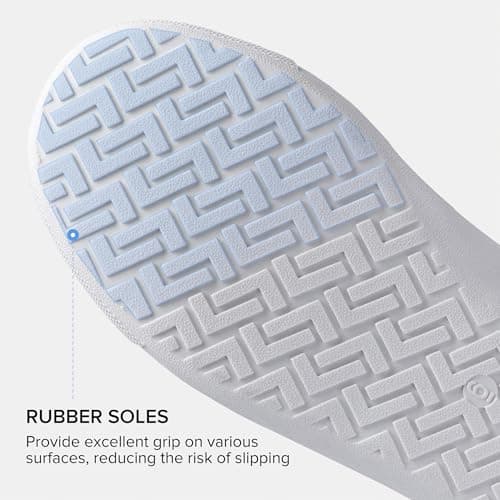 Vepose Women's Fashion Walking Sneakers, Comfortable Tennis Lace up Slip On 8012A Shoes, Size 8.5M US(CJY8012A White 08.5) - Thumbnail 6