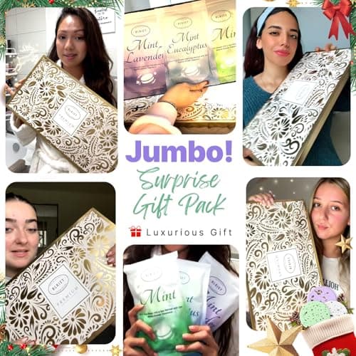 Shower Steamers Aromatherapy 18 Pack Mothers Day Gifts for Women Her Him Romance Birthday Spa Basket Natural Essential Oils Stress Relief Mint Lavender Relaxation for Mom Men Teens Adults Travel - Thumbnail 2