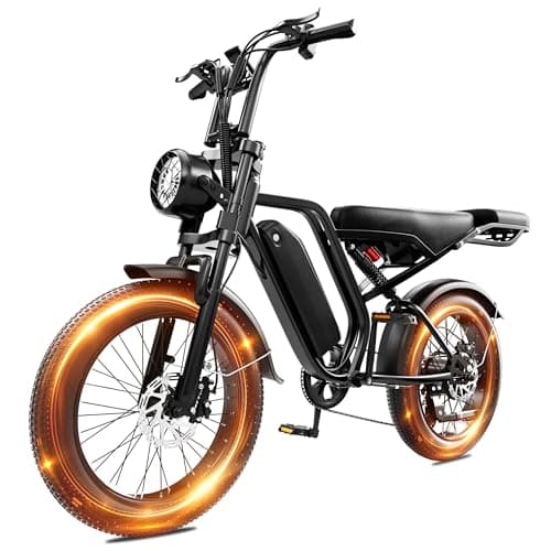 Electric Bike for Adults 300lbs, 1500W Peak Motor, E Bike for Adults 33 MPH 5-Speed All-Terrain Ebike, 20" Fat Tire Bicycle with 48V 15Ah Removable Battery, Electric Dirt Bike Hydraulic Disc Brakes - Image 1