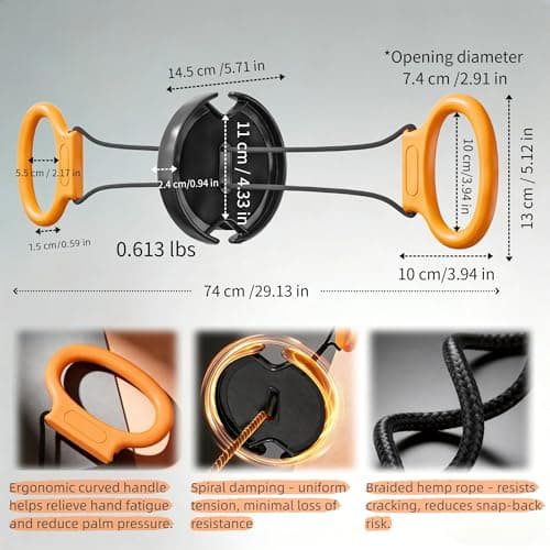 Flywheel Arm Trainer for Men & Women,Portable Forearm Strength Trainer for Home Gym,Twister Chest and Arm Trainer for Upper Body Workout,Fun Fitness Equipment for Arms,Chest & Back - Thumbnail 2