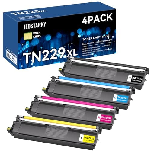 Jeostarky TN229XL TN229 Toner Cartridge High Yield Replacement for Brother TN229 TN229XL Toner Compatible with Brother MFC-L3780CDW MFC-L3720CDW HL-L3280CDW HL-L3220CDW HL-L3300CDW HL-L3295CDW Printer - Image 1
