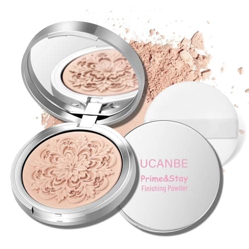 SuperFreeze Pressed Setting Powder, Freeze-Dried Skincare Powder for All-Day Oil Control, Pore-Blurring Matte Finish with Hyaluronic Acid & Niacinamide, Smooth Crease-Resistant Compact (Light) - Image 1