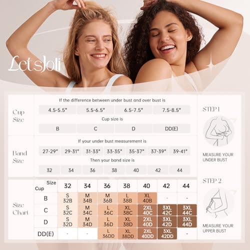 LetsJoli Lace V Wireless Seamless Bras for Women No Underwire Bralettes Push Up Supportive Full Coverage Everyday Bras - Thumbnail 6