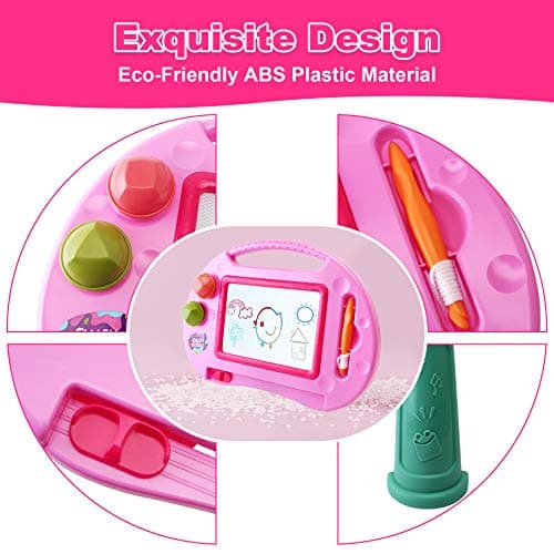 Toys for 1-2 Year Old Girls,Magnetic Drawing Board,Toddler Toys for Girls Age 2 3,Erasable Doodle Board for Kids,Learning Toy for Toddler 1 2 3,Gift for 1 2 Year Old Kids Christmas Birthday Easter - Thumbnail 5
