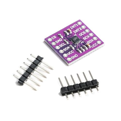 JESSINIE LSM6DS3 6-Axis Inertial Sensor Module 3D 3-Axis Gyroscope + 3-axis Accelerometer Sensor Module ±2/±4/±8/±16g ±125/±245/±500/±1000/±2000 DPS Full Scale Accelerometer - Image 1