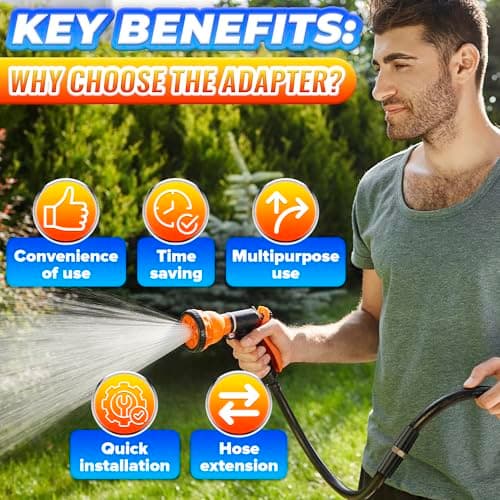 Male to Male Hose Adapter - M22 14mm Quick Connect, Pressure Washer Hose Coupler, 4500 PSI High-Pressure, Durable Brass Construction, Leak-Proof Design, Easy to Install for Home & Commercial Use - Thumbnail 4