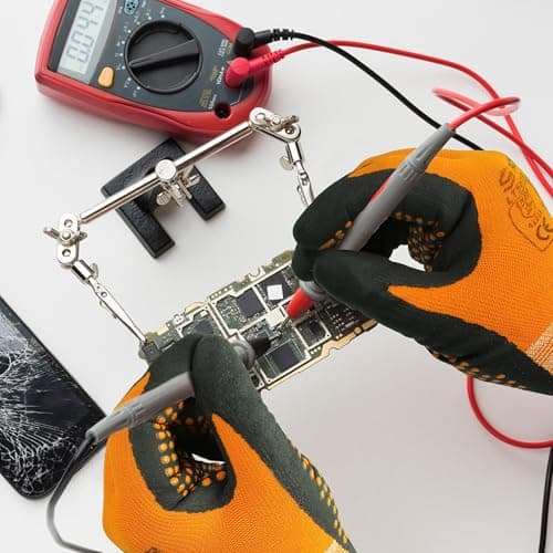 Schwer 3/6/12 Pairs Safety Work Gloves MicroFoam Nitrile Coated, Certified Level 6 Abrasion Resistant Gardening Gloves with MicroDot Grip, Touchscreen, General A1 Cut Resistant Glove, LT5619, XL - Thumbnail 6