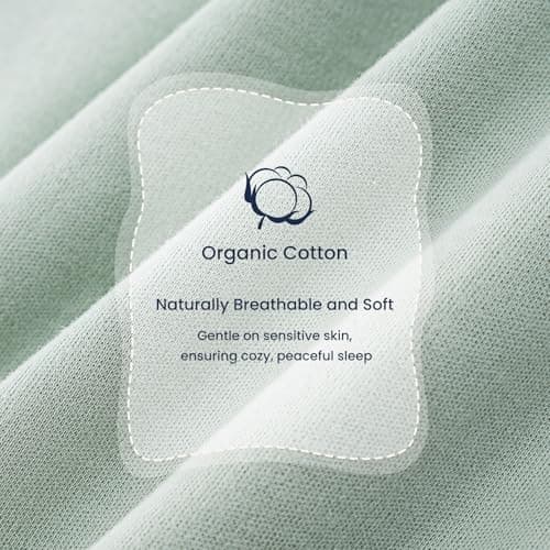 kaiya baby Unisex Toddler Sleep Sack with Feet 1.0 Tog Split Legs Sleep Sack 3T-4T, Sleep Bag Walker, Gifts for Boys & Girls, Pea Green - Thumbnail 4