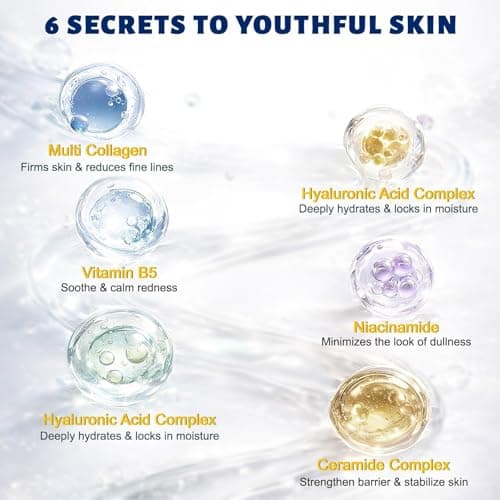 Z:SEA Neck Firming Cream with Roller 2 Pack, Anti-Aging Neck & Chest Cream with Multi Peptide + Collagen + Hyaluronic Acid + Ceramide, Pro-Xylane, Panthenol, Smooths Wrinkles & Fine Lines3.52 FL OZ) - Thumbnail 3