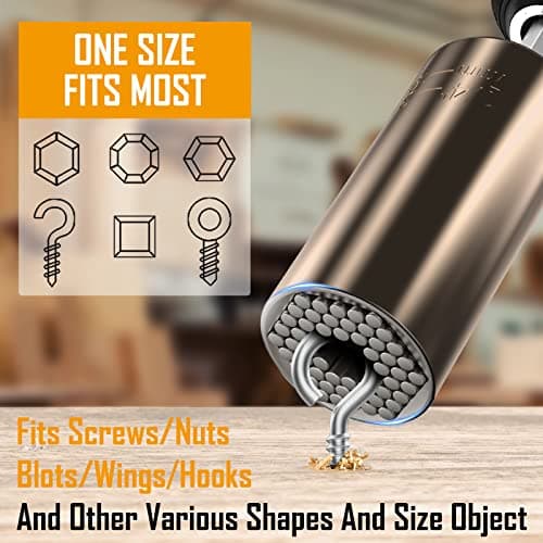 Lenski Super Socket Gifts for Men, Universal Socket Tool Mens Gifts for Husband Dad Adults, Grip Set with Power Drill Adapter, Birthday Gifts for Men Him - Thumbnail 5