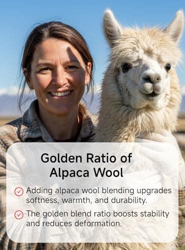 TRENDOUX Winter Driving Running Biking Hiking Walking Wool Gloves for Ladies, Typing Texting Soft Glove for Indoor Office, Cozy Season Gift - Thumbnail 3