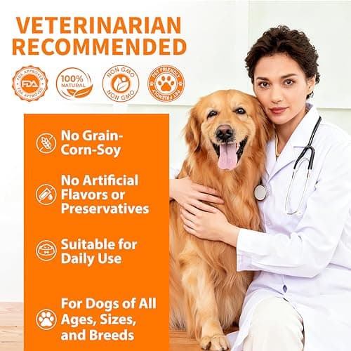 Probiotics for Dogs - 6 Digestive Probiotics & 6 Enzymes for Itchy Skin,Digestion & Gut Support,Helps Diarrhea, Yeast Infection, Upset Stomach,Allergies & Immune System Support-150 Chews - Thumbnail 6