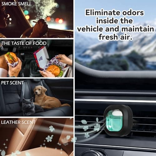 SCENTORINI Car Air Freshener Vent Clips, 3 Vent Clips &12 Refills, New Car, Lavender, Sea Breeze Scent, Auto Fresheners for Men Women, Long Lasting Automotive Air Fresheners for Car Odor Eliminator - Thumbnail 6
