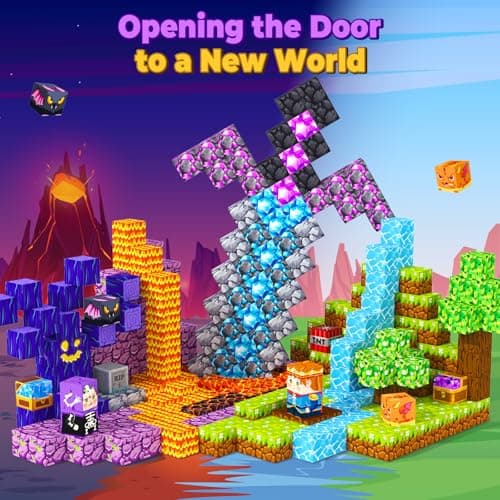 MyWodGame Magnetic Blocks Building Toys for 3 4 5 6 7 8 9 10 11 12 13 Year Old Boys Girls, Kids Magnetic Cubes Tiles Montessori Sensory Travel Magnet Toys Games Christmas Birthday Party Toddler Gifts - Thumbnail 4