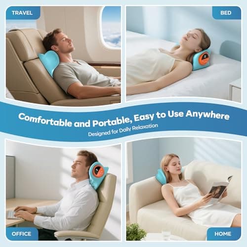 altoance Neck Massager 2026 Deep Tissue Massage with Heating and Vibration Neck massager-3D deep Tissue Massage for Shoulder and Back, Portable Cordless with Type-C Charge,Home Office Car Use - Thumbnail 5