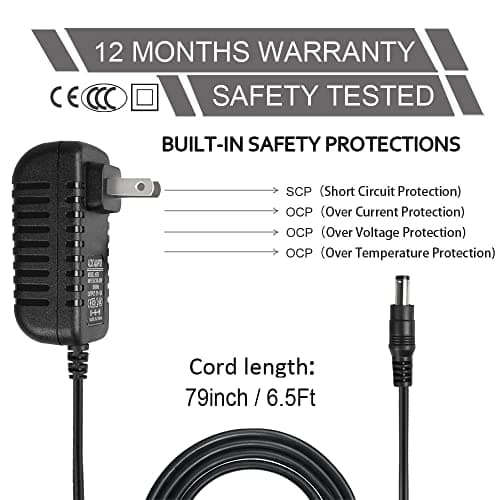 Universal AC DC 5V 1A 2A/2000mA Power Supply Cord Adapter Charger with 8 Variable Plug Tips (Include 5.5mm / 3.5mm / mini USB/Micro USB / 4.7mm Switching Connector) - Thumbnail 2