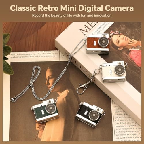 Trunsif Mini Keychain Camera–2MP HD Mini Digital Camera with 16GB Card&Cool Keychains,Take Photos&Video Anywhere,Suitable for Children/Adults,Collectible Gift for Travel,Gathering&Holiday Gift - Thumbnail 6