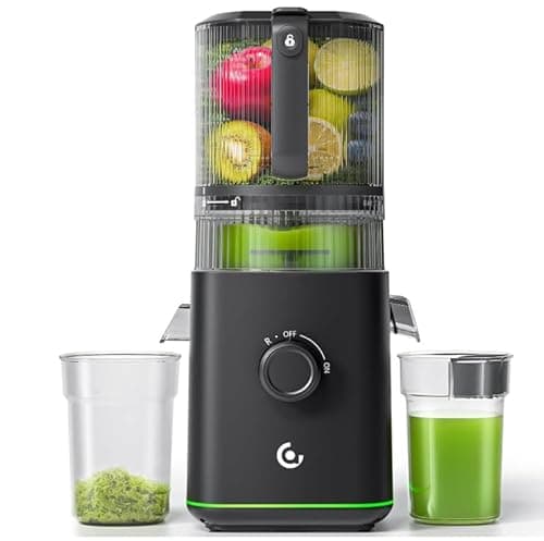 VANDISELL Cold Press Juicer 600W Max, 3-in-1(Juice & Sorbet & Nut Milk) Juicer Machines with 6.5" Wide Chute & 85oz Large Capacity for Whole Fruits & Vegetables, Auto-Precut, High Juice Yield - Image 1