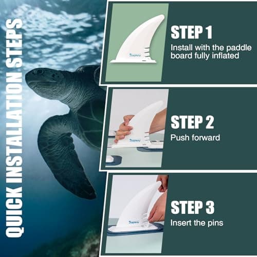 FunWater Inflatable Stand Up Paddle Board Ultra-Light Inflatable SUP Board Paddle Blow up Paddle Boards for Adults with SUP Advanced Accessories, Double-Ended Paddle, Seat, Pump, Backpack, Leash - Thumbnail 6