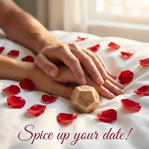 Date Night Food Decision Dice: 3 PCS Dice Set Date Ideas for Couples,Wooden Dinner Dice Love Dice with Gift Box,Valentines Gifts for Him Her Boyfriend Girlfriend - Thumbnail 4