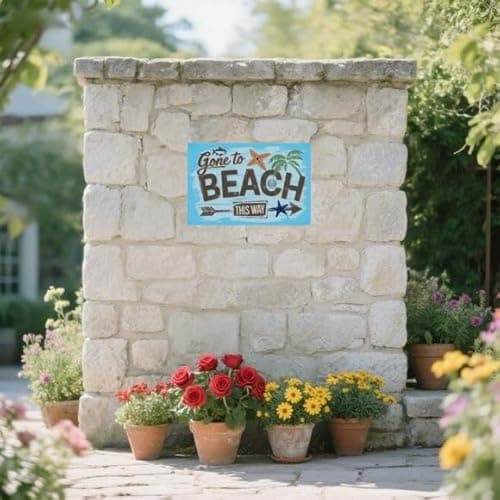 Carastora Retro Cat Bathroom Sign – Humorous Tin Wall Art for Toilet or Washroom, Vintage Style Metal Plaque, 12"x8" - Thumbnail 3