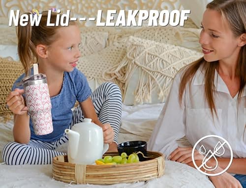 DLOCCOLD 16 oz Stainless Steel Tumbler with Lid and Straw, Double Wall Vacuum Insulated Travel Tumbler with Straw Cover Cap, Reusable Travel Coffee Mug, Cupholder Friendly, Leak Resistant - Thumbnail 3