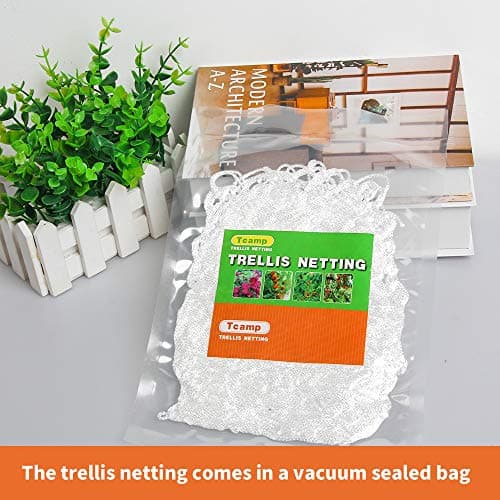 Tcamp Heavy-Duty Polyester Plant Trellis Netting 5 x 15ft (1 Pack) (5 Ft X 15 Ft) - Thumbnail 6